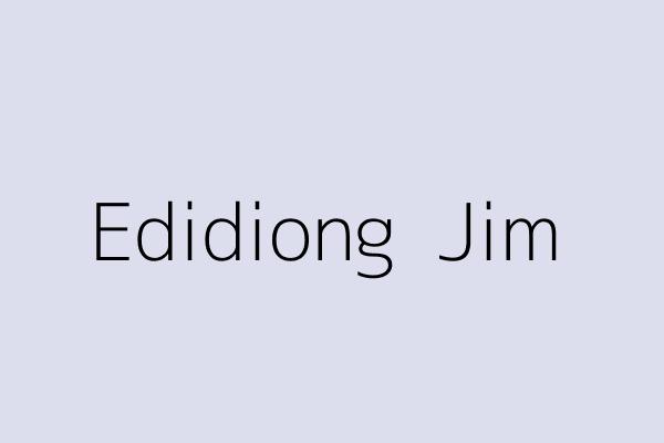 Edidiong  Jim